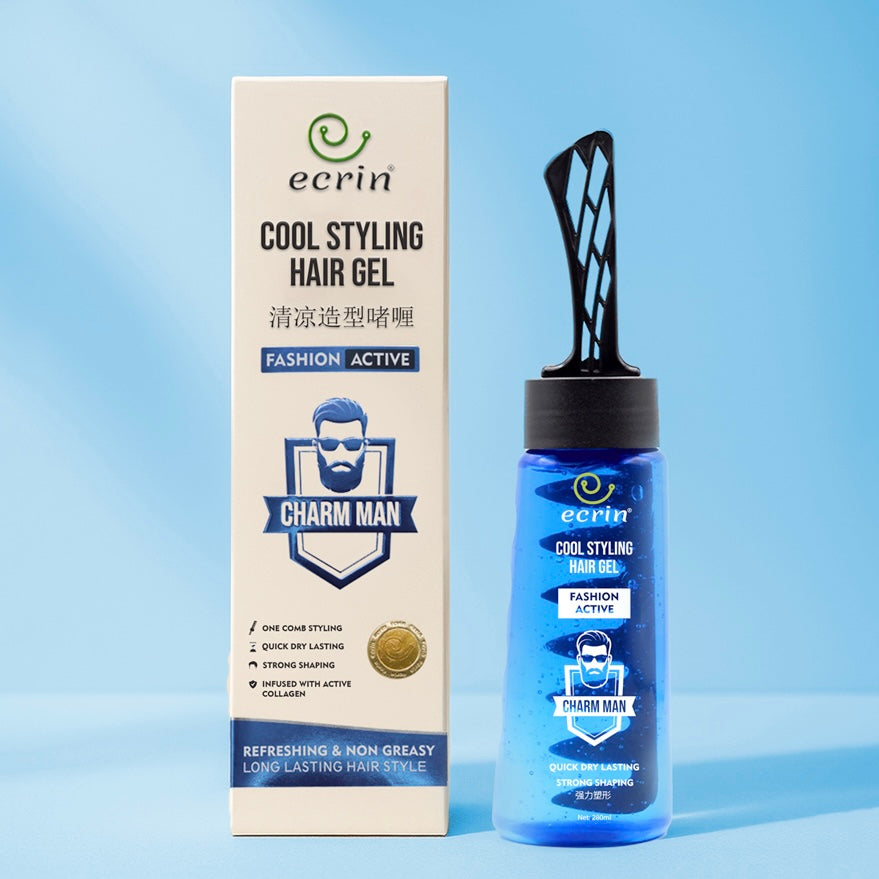 ECRIN COOL STYLING HAIR GEL WITH ACTIVE COLLAGEN - 280ml
