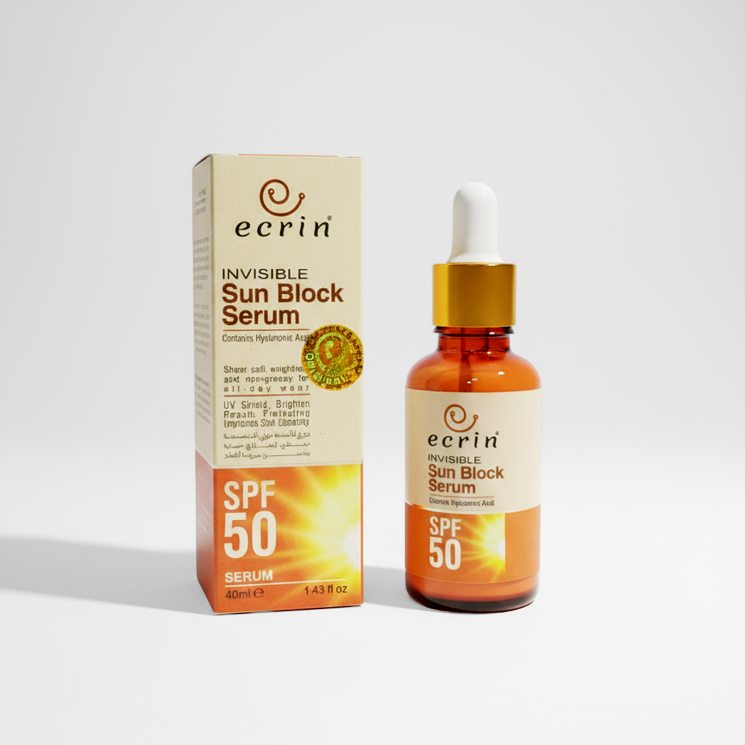 Ecrin Sun Block Serum - No White Cast - 40ml - Get Incredible Results
